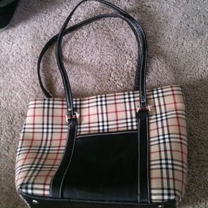 Plaid purse