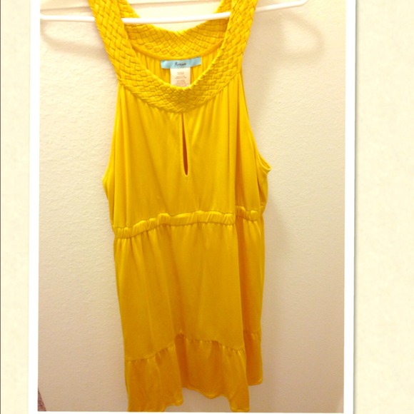 Guess by Marciano Canary Yellow Dress