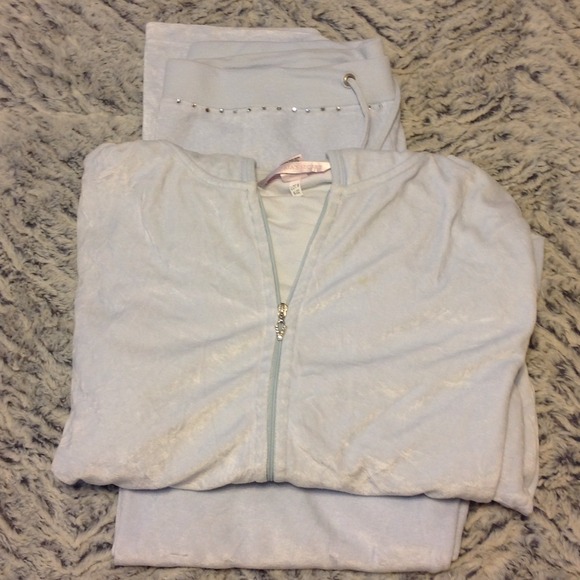 Velour Pants and Hoodie