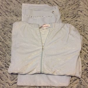 Velour Pants and Hoodie