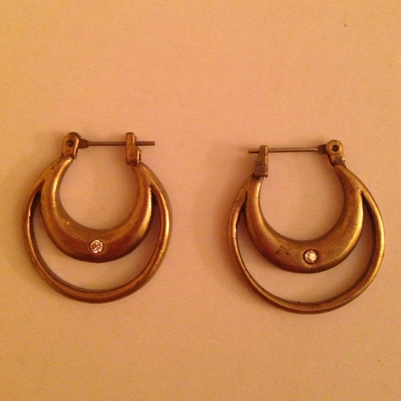 Lucky brand moon earrings