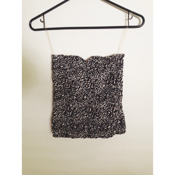 Leopard Print Stretchy Tube Top