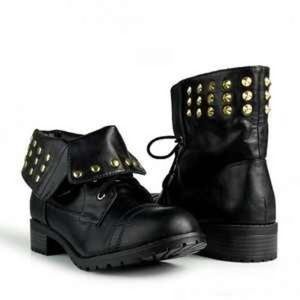 Studded Combat Boots