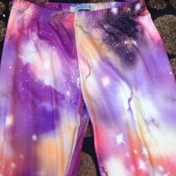 GALAXY WORK OUT LEGGINGS - Picture 2 of 3
