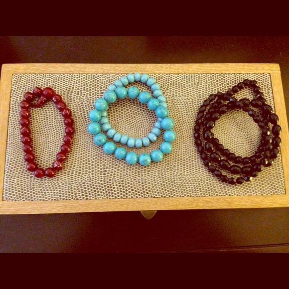 Various bracelets!