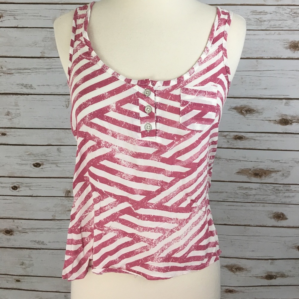 • Striped Tank Top • - Picture 2 of 4