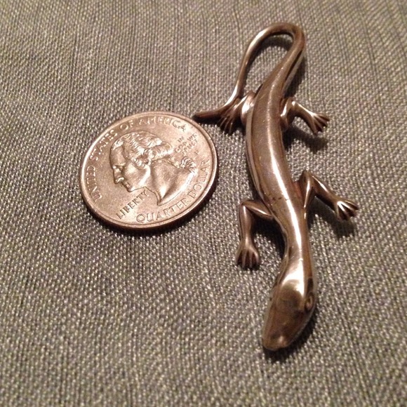 🌼Vintage🌼Sterling🌼Lizard🌼Pin🌼 - Picture 3 of 3