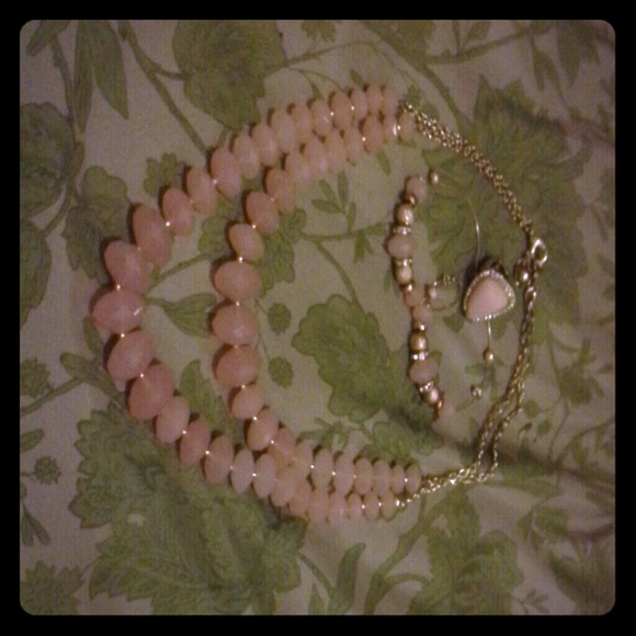 Necklace , earring and ring set