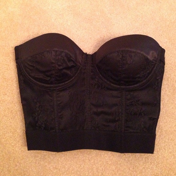 Black Lace Bustier