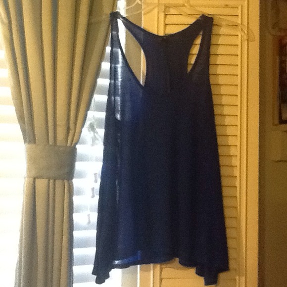 💕Royal Blue Racerback Top - Picture 2 of 3