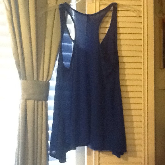 💕Royal Blue Racerback Top - Picture 3 of 3