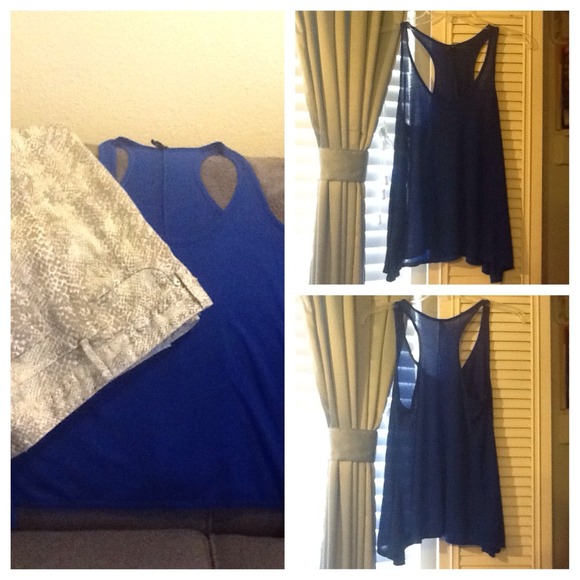 💕Royal Blue Racerback Top