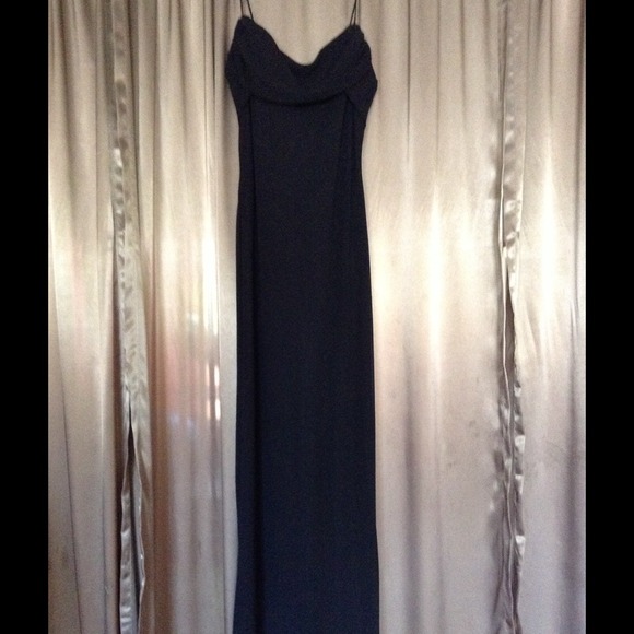 Long black evening gown. size 11/12