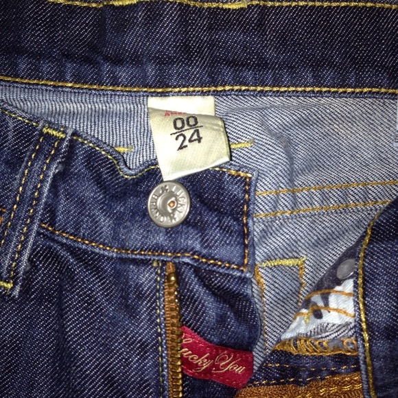 Lucky Jeans "Straight Jeans" size 24/00 - Picture 2 of 3