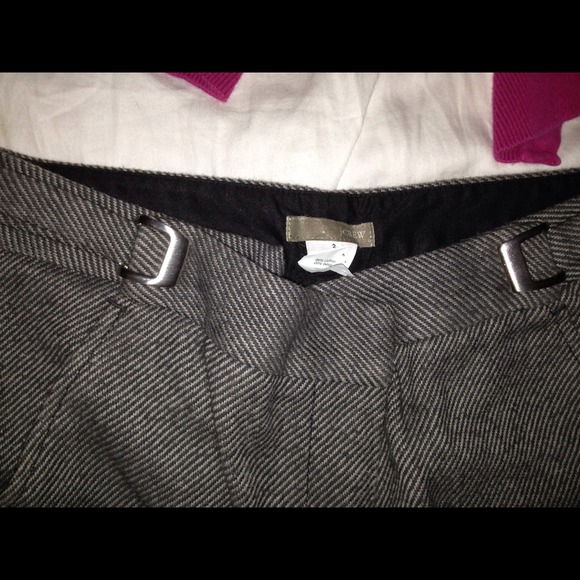JCrew herring bone cropped pants, size 2 - Picture 3 of 3