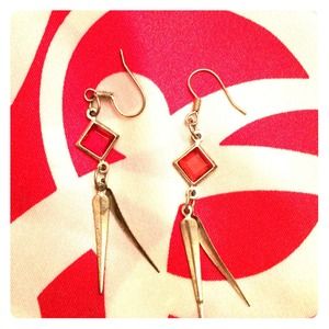 Silver earrings