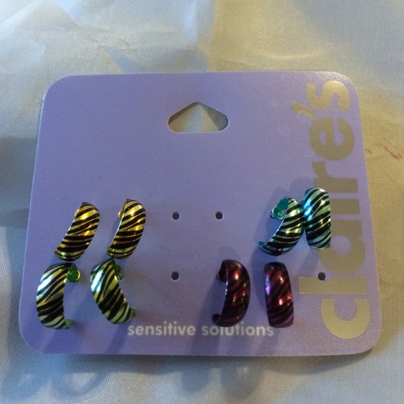 New Striped Earrings