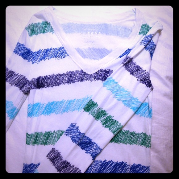 Long sleeved patterned shirt