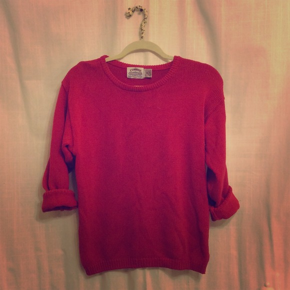 Simple Red Sweater