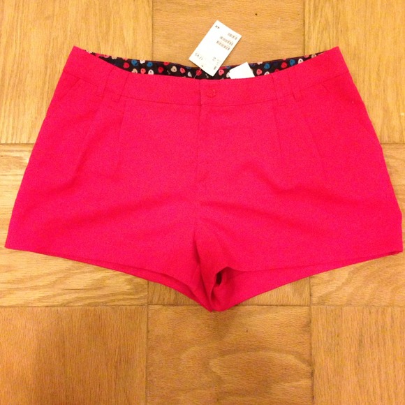 Hot pink shorts