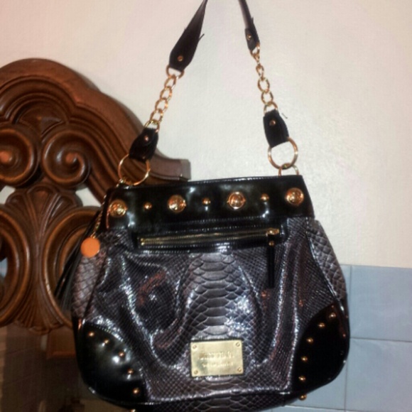 Gorgeous patent Miss Tina  handbag