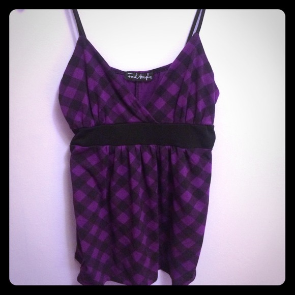 Purple & Black Tank