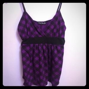 Purple & Black Tank