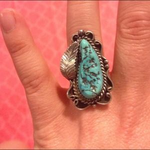 Handmade Southwestern Sterling & Turquoise Ring
