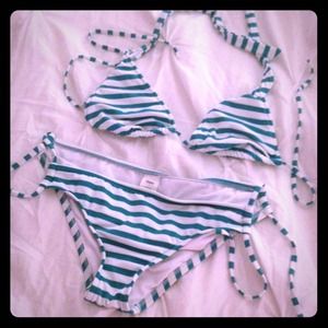 Super cute striped bathing suit