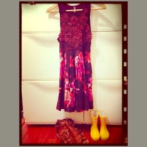 🎉HP!! 7/09 🎉! FP Crochet-front Flower dress