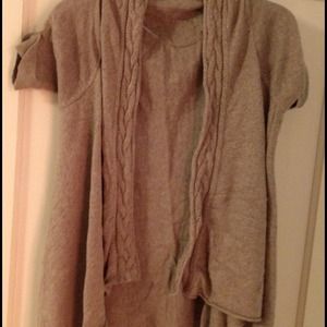 Zara - med -  brown asymmetrical sweater