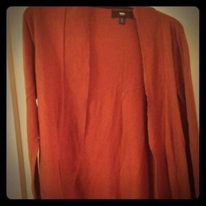 Rust colored LS sweater lg