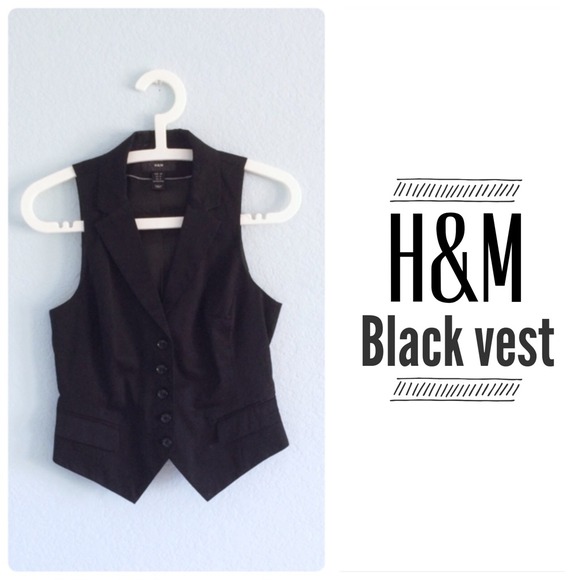 H&M black vest (size 4)