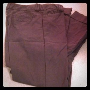 Banana republic martin fit brown trousers