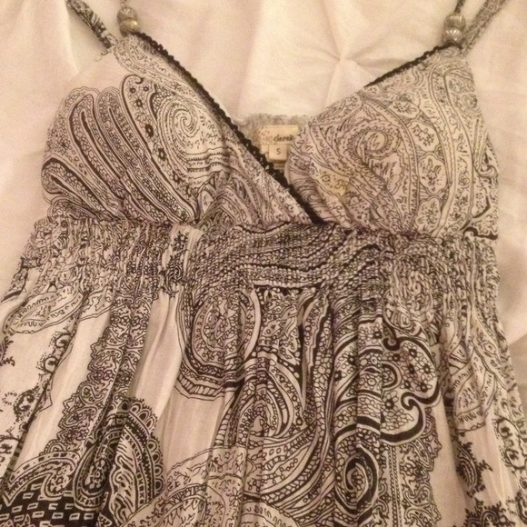 Black paisley dress - Picture 3 of 3