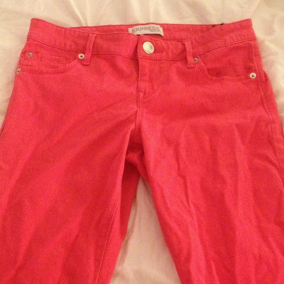 Pink Express skinny jeans