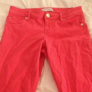 Pink Express skinny jeans