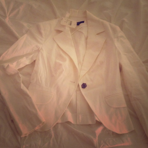 White blazer