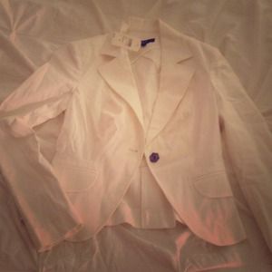 White blazer