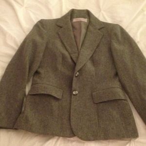 Grey wool blazer