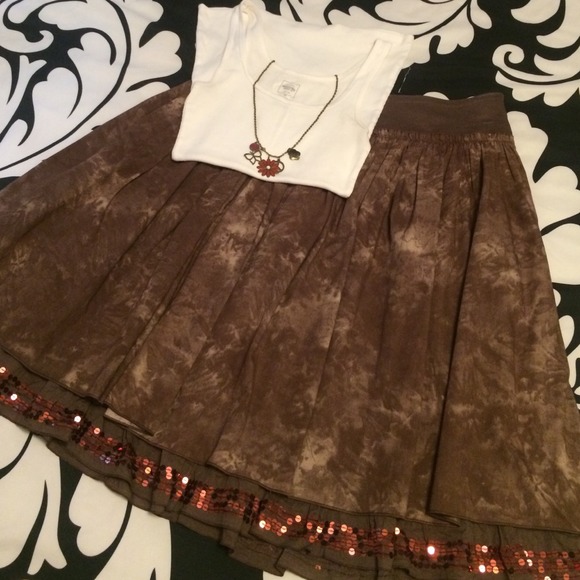 Boho Chic Tie-Dye Skirt