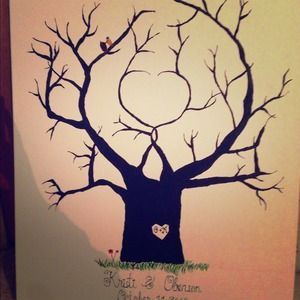 Fingerprint tree GUESTBOOK