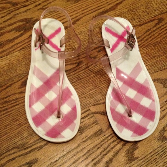 Pink Burberry Sandals
