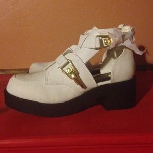 Never been worn white shoes