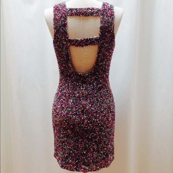Host pick!! ππParker Knit Splatter Sequin Dress - Picture 2 of 4