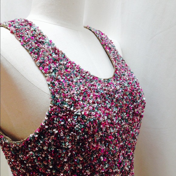 Host pick!! ππParker Knit Splatter Sequin Dress - Picture 3 of 4