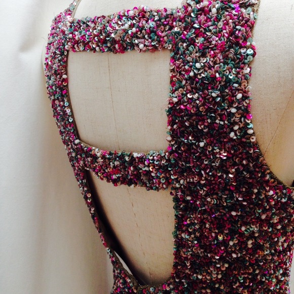 Host pick!! ππParker Knit Splatter Sequin Dress - Picture 4 of 4