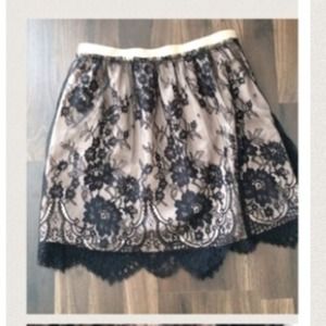 Zara lace skirt