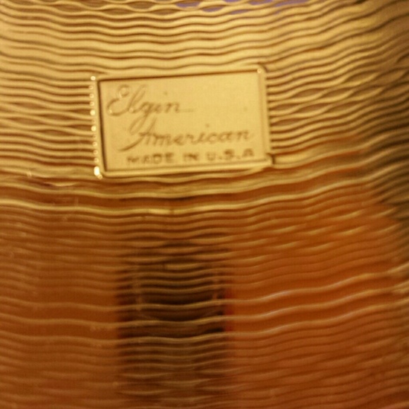 Gold vintage compact/sale - Picture 3 of 4