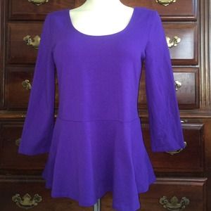 Express Purple peplum